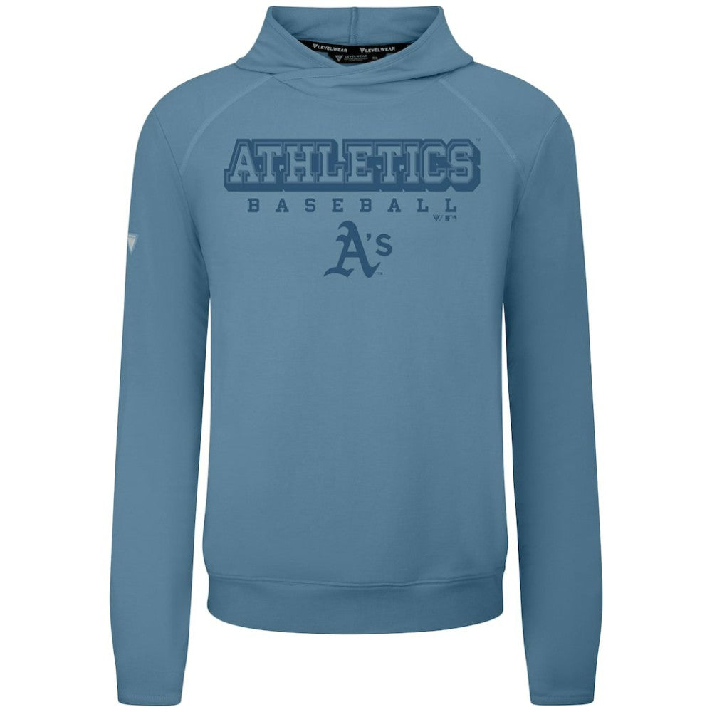 Athletics Levelwear Mandate Tri-Blend Hoodie - Blue Hoodies