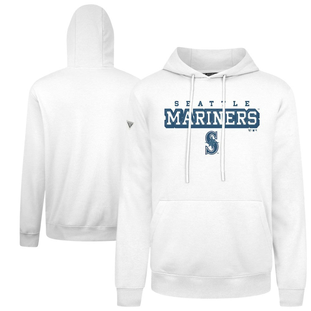 Seattle Mariners Levelwear Podium Hoodie - White Hoodies