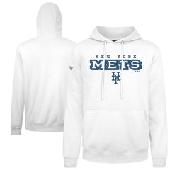 New York Mets Levelwear Podium Hoodie - White Hoodies