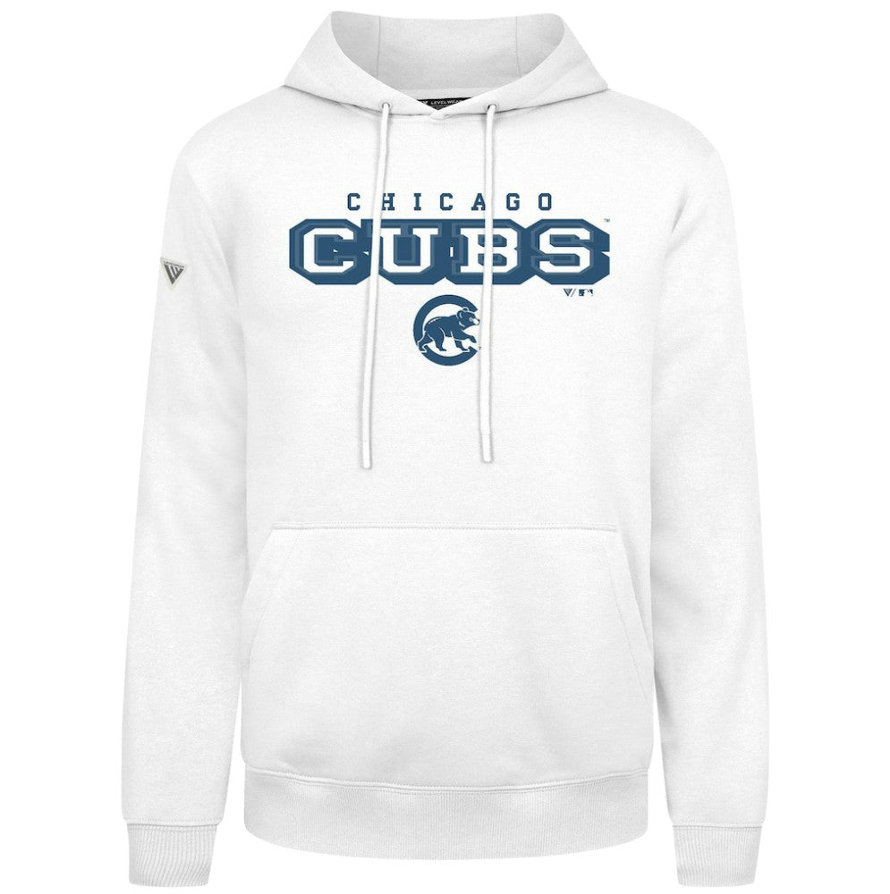 Chicago Cubs Levelwear Podium Hoodie - White Hoodies