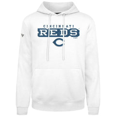 Cincinnati Reds Levelwear Podium Hoodie - White Hoodies