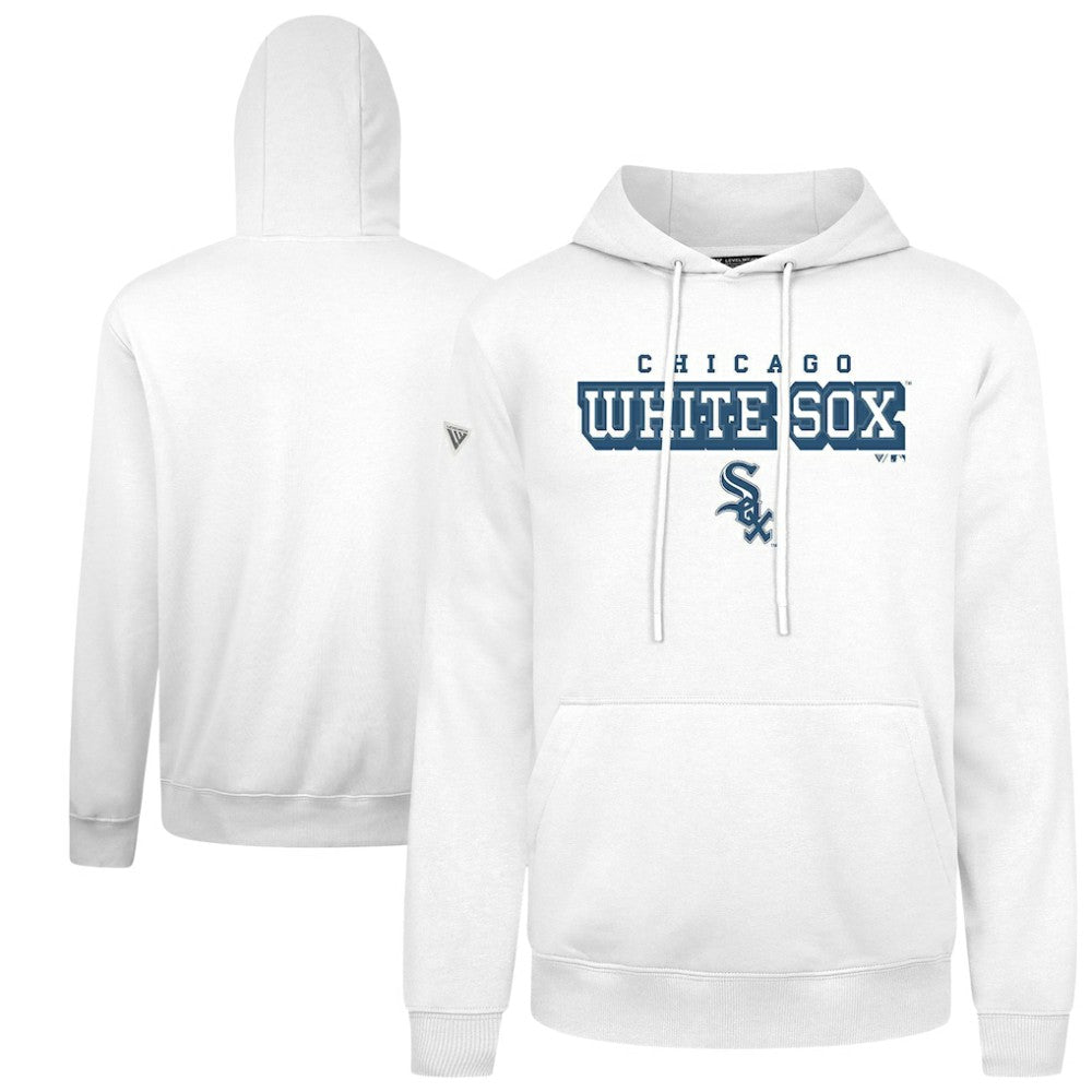 Chicago White Sox Levelwear Podium Hoodie - White Hoodies