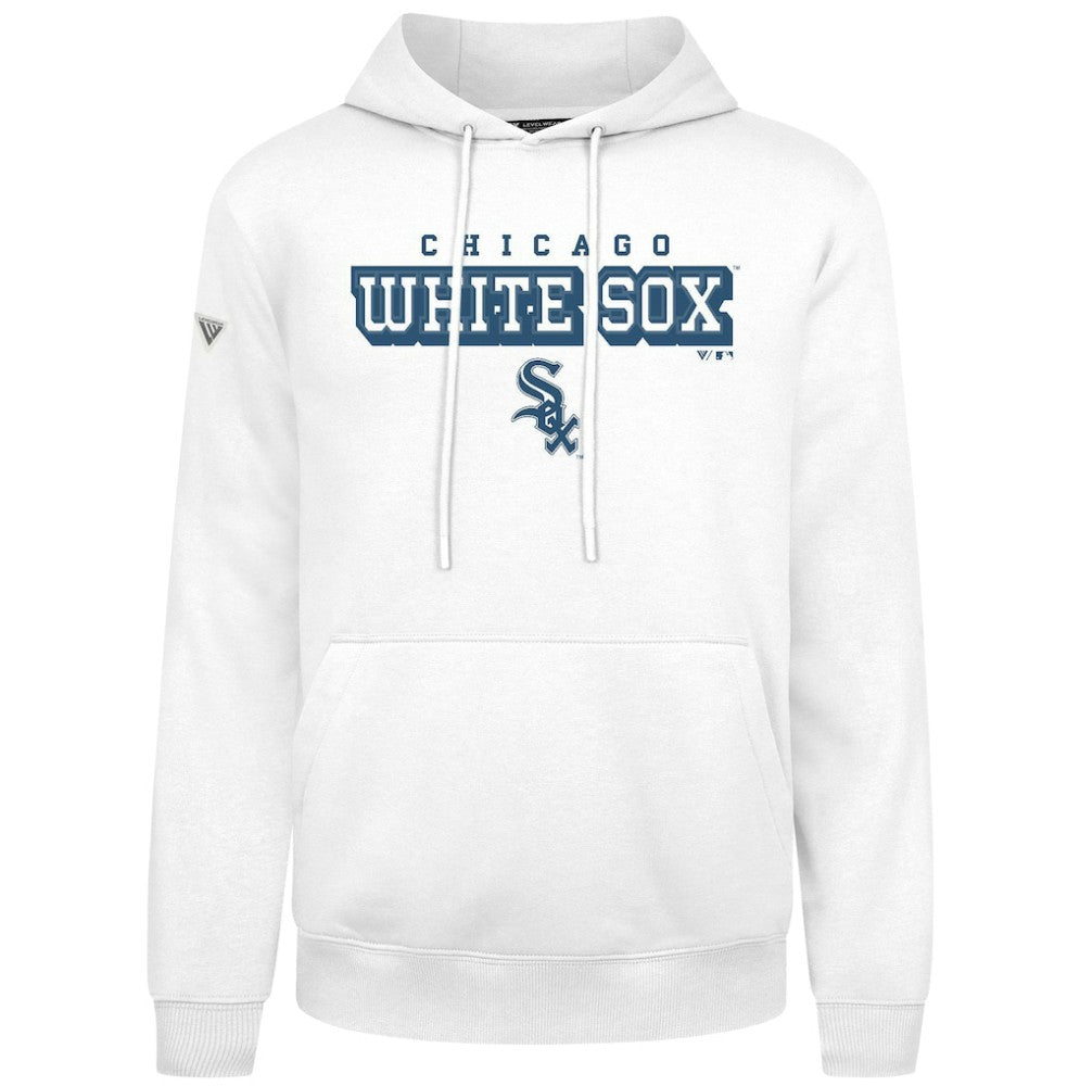Chicago White Sox Levelwear Podium Hoodie - White Hoodies