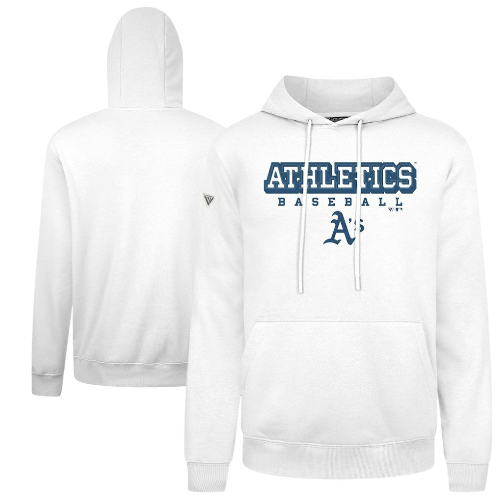 Athletics Levelwear Podium Hoodie - White Hoodies