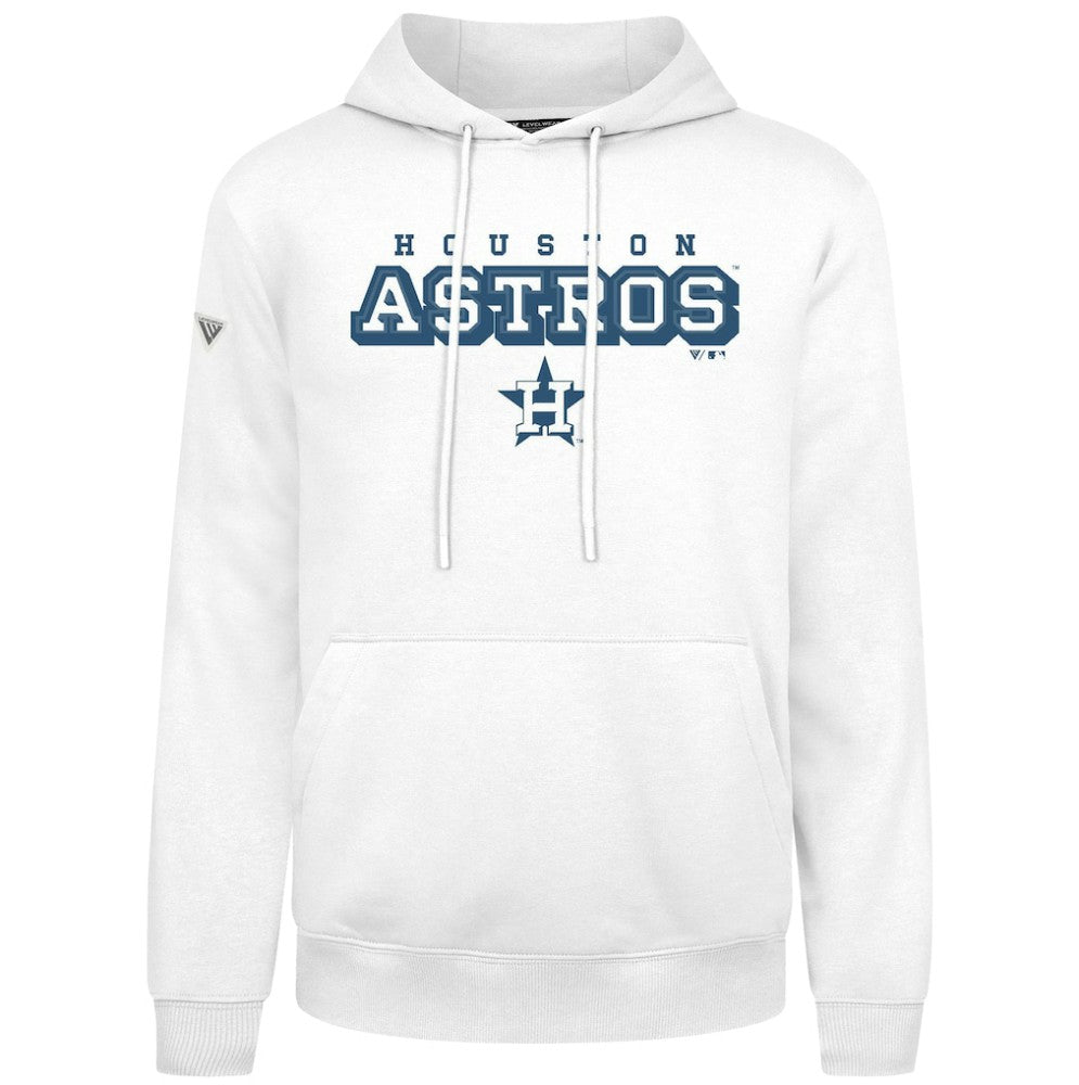 Houston Astros Levelwear Podium Hoodie - White Hoodies