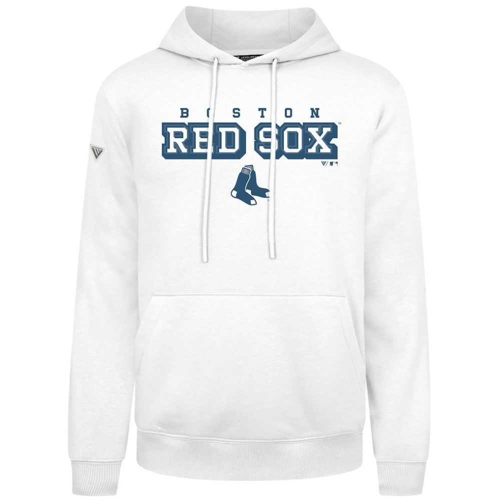Boston Red Sox Levelwear Podium Hoodie - White Hoodies