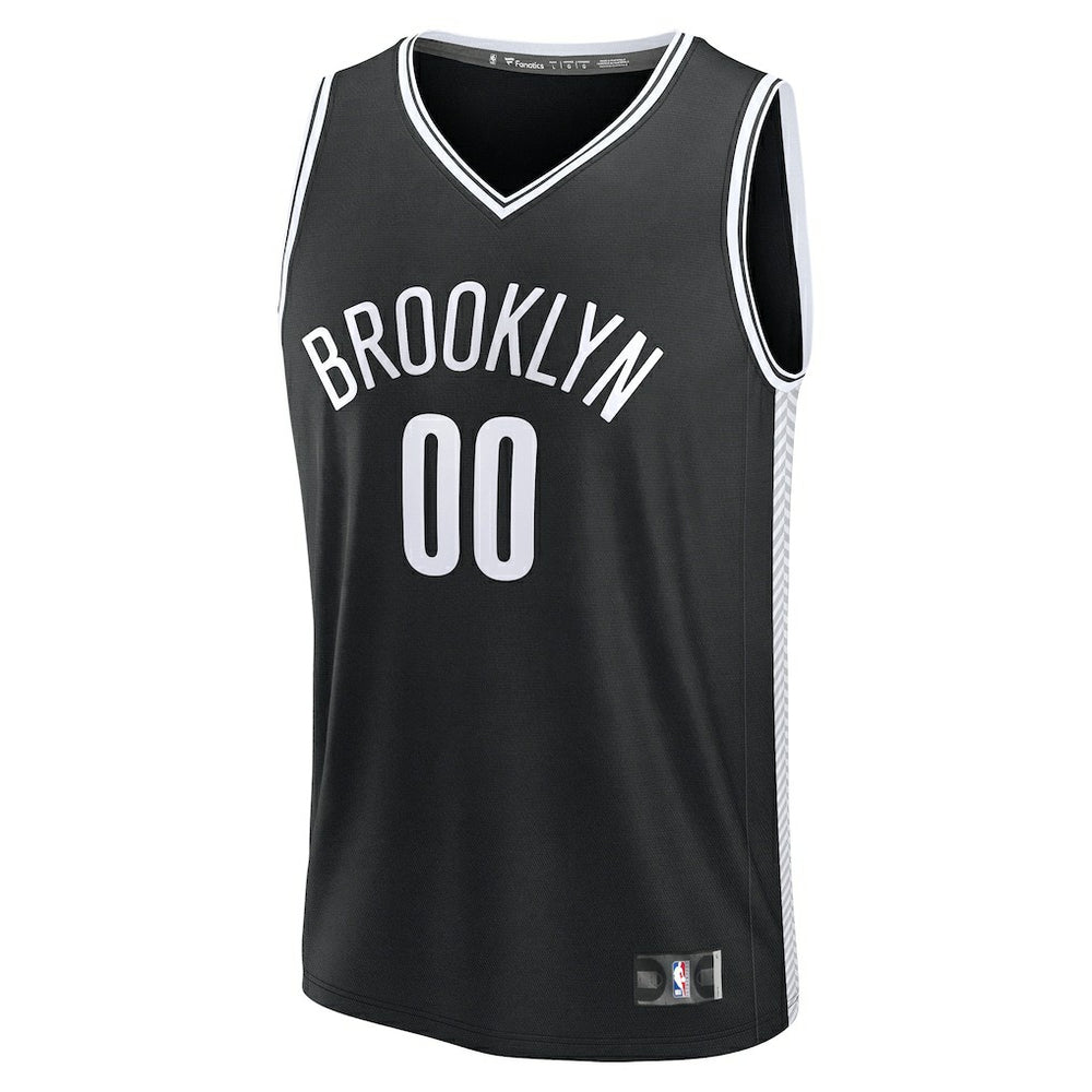 Brooklyn Nets Fast Break Custom Jersey Icon Edition Black - Fanatics