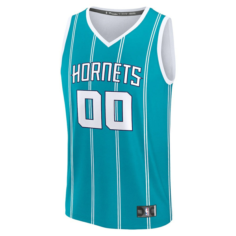 Charlotte Hornets Fast Break Custom Jersey Icon Edition Teal - Fanatics