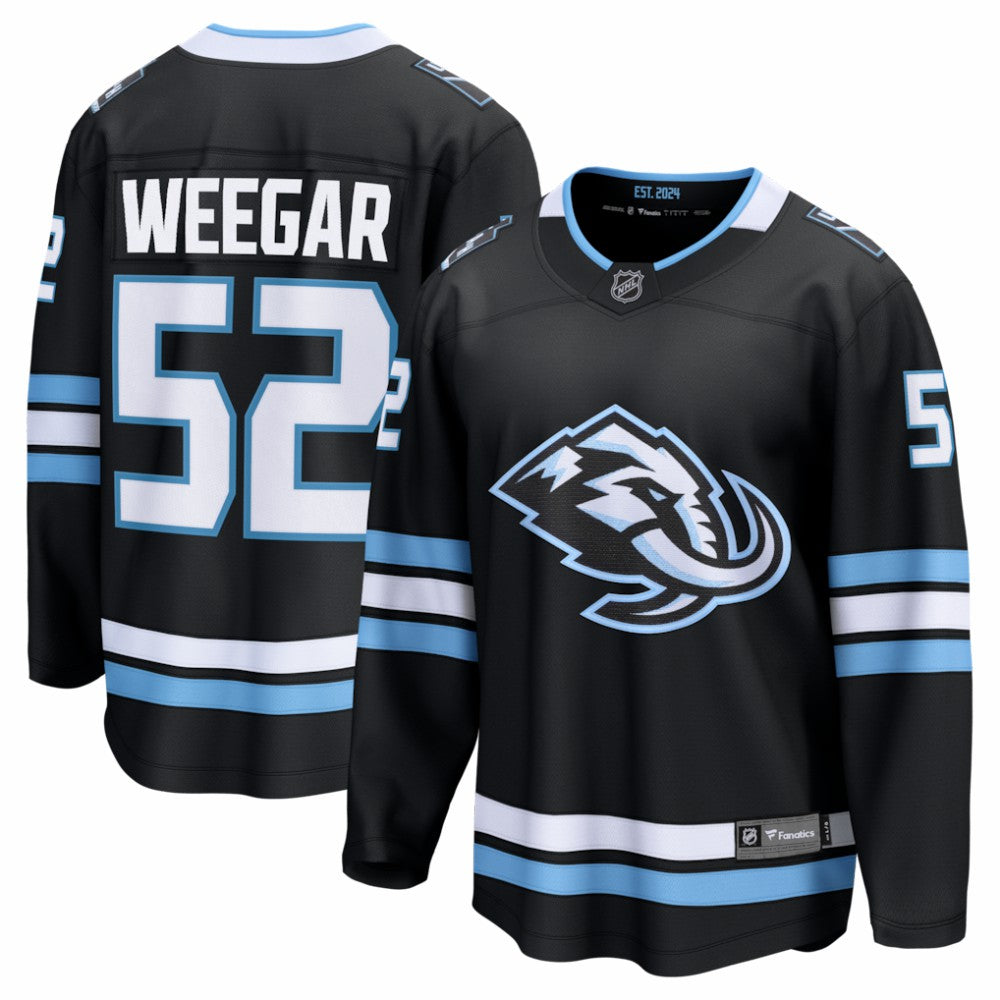 MacKenzie Weegar Utah Mammoth Fanatics Home Breakaway Jersey - Black | US 203969159