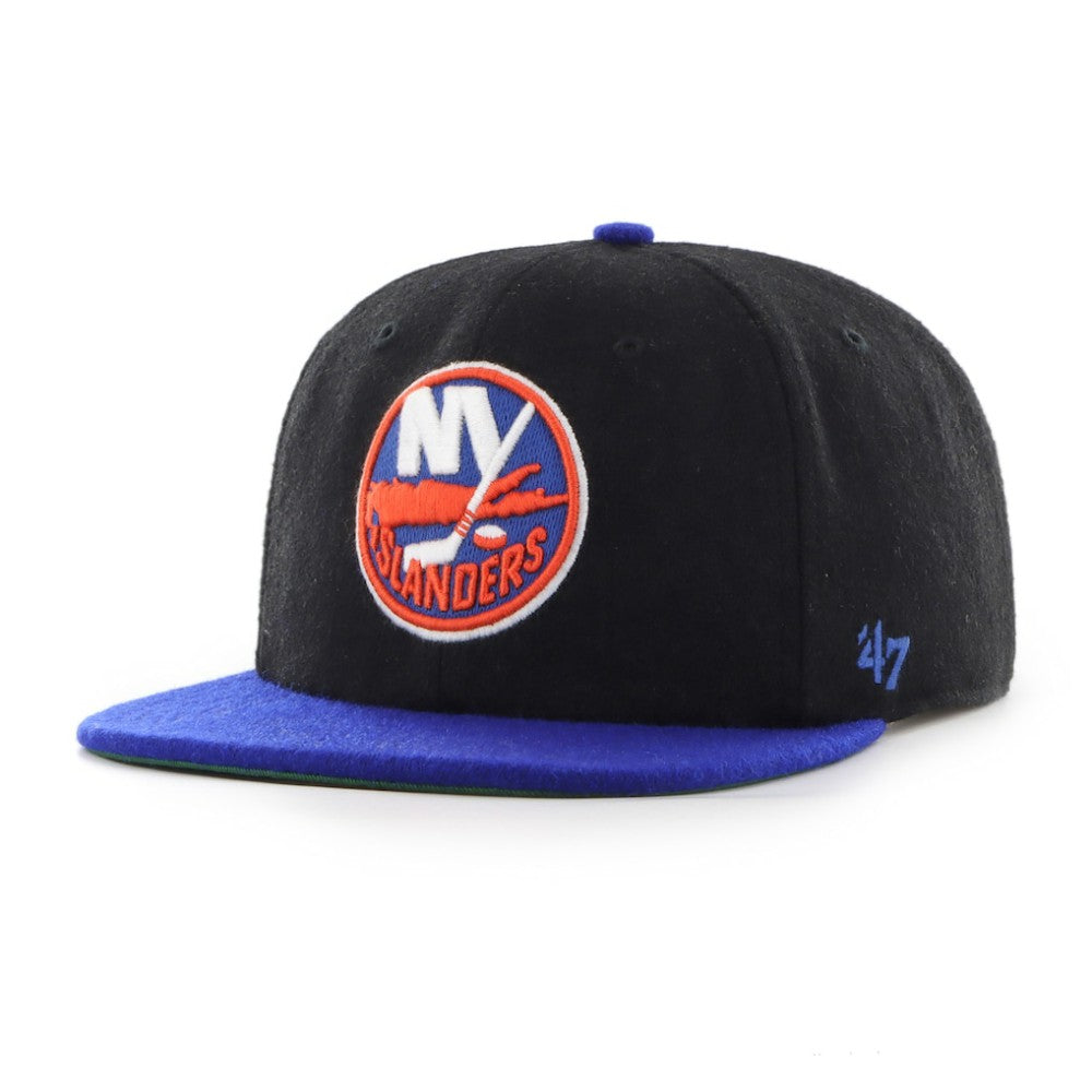 New York Islanders '47 Aldrich 2-Tone Captain Adjustable Hat - Black/Royal | US 203972601