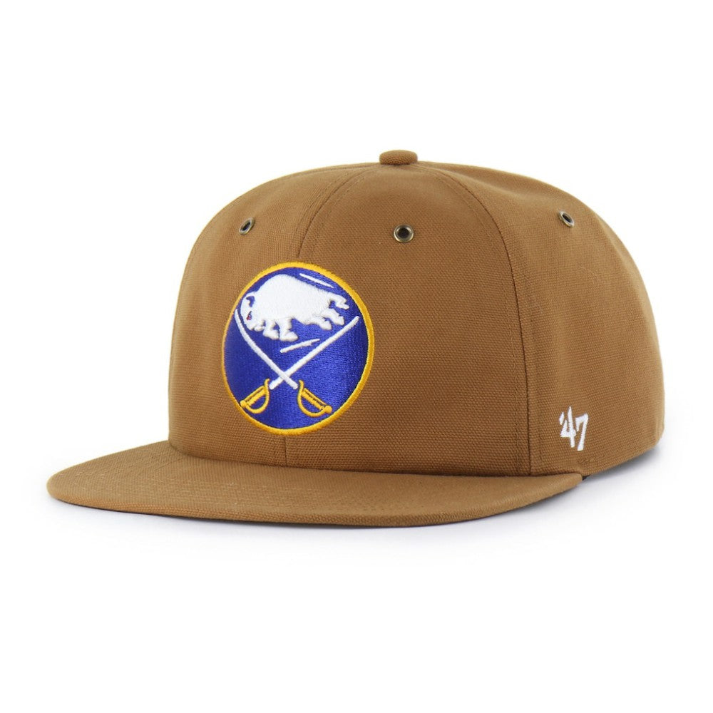 Buffalo Sabres Carhartt x '47 Captain Snapback Hat - Tan | US 203972608