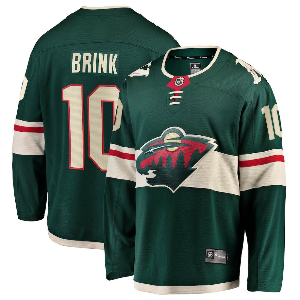 Bobby Brink Minnesota Wild Fanatics Home Breakaway Jersey - Green | US 203981535