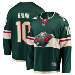 Bobby Brink Minnesota Wild Fanatics Home Breakaway Jersey - Green | US 203981535