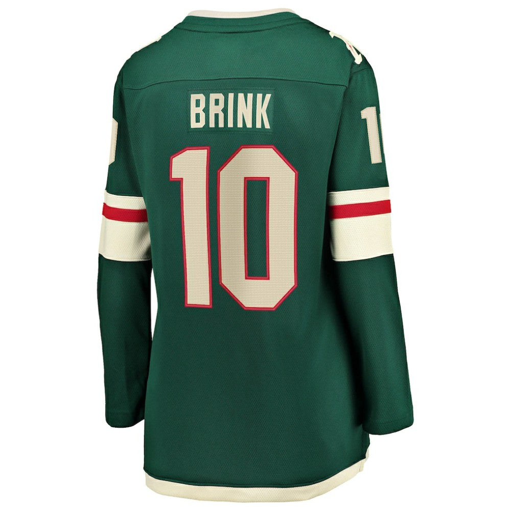 Bobby Brink Minnesota Wild Fanatics Women's Home Breakaway Jersey - Green | US 203981536