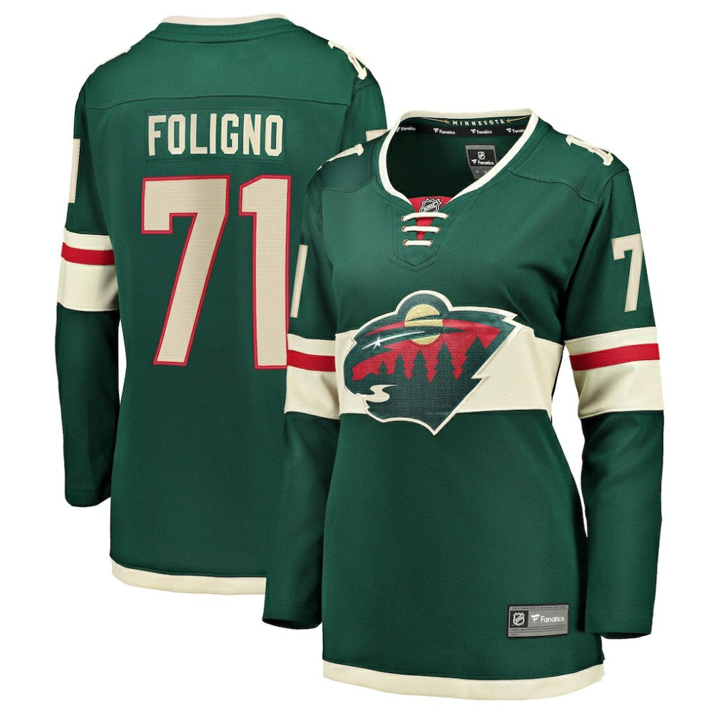 Nick Foligno Minnesota Wild Fanatics Women's Home Breakaway Jersey - Green | US 203981538