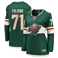 Nick Foligno Minnesota Wild Fanatics Women's Home Breakaway Jersey - Green | US 203981538