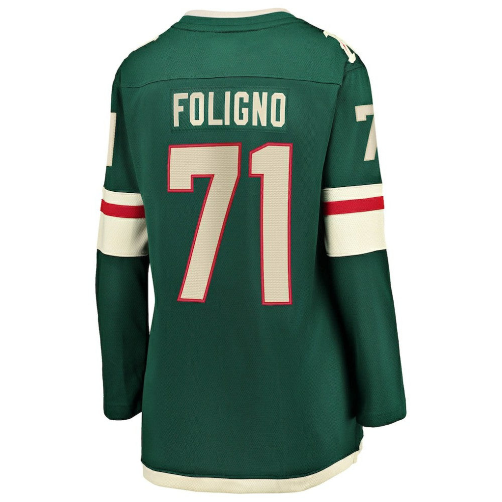 Nick Foligno Minnesota Wild Fanatics Women's Home Breakaway Jersey - Green | US 203981538