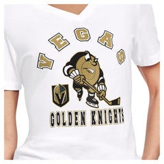 Vegas Golden Knights Starter Women's Tough Puck T-Shirt - White | US 203995156