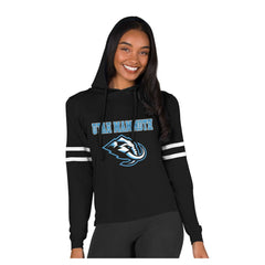Utah Mammoth Concepts Sport Women's Marathon Long-Sleeve Hooded T-Shirt - Black | US 203995289