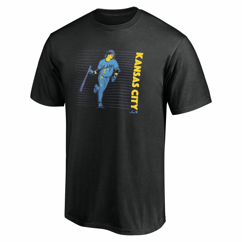Bobby Witt Jr. BreakingT Neon Nights T-Shirt - Black T-shirts