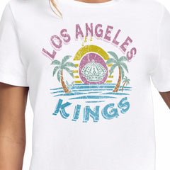 Los Angeles Kings Starter Women's Tonal Beach T-Shirt - White | US 204013638