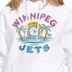 Winnipeg Jets Starter Women's Tonal Beach Hoodie - White | US 204013657