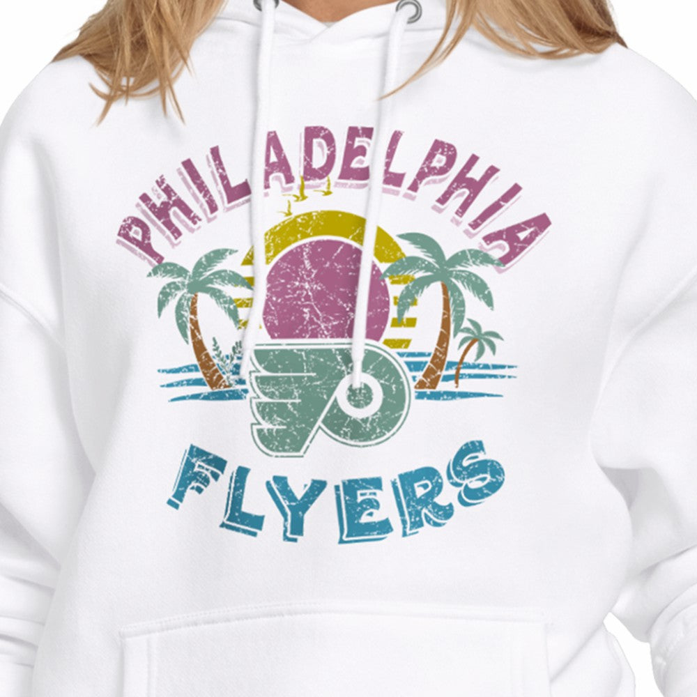 Philadelphia Flyers Starter Women's Tonal Beach Hoodie - White | US 204013663