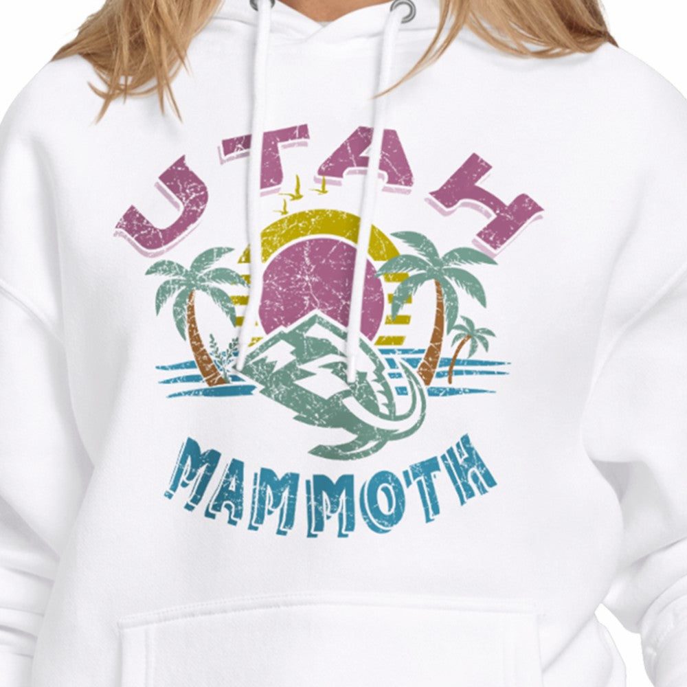 Utah Mammoth Starter Women's Tonal Beach Hoodie - White | US 204013664