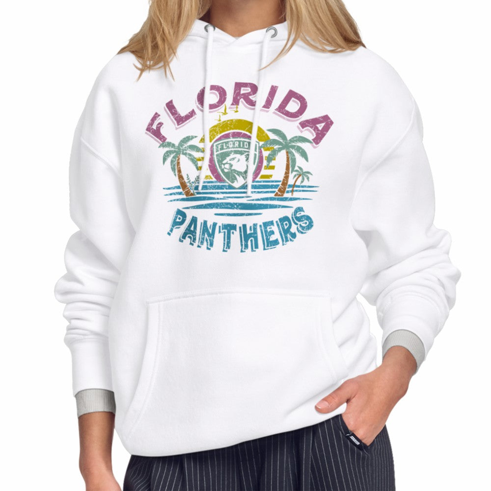 Florida Panthers Starter Women's Tonal Beach Hoodie - White | US 204013677