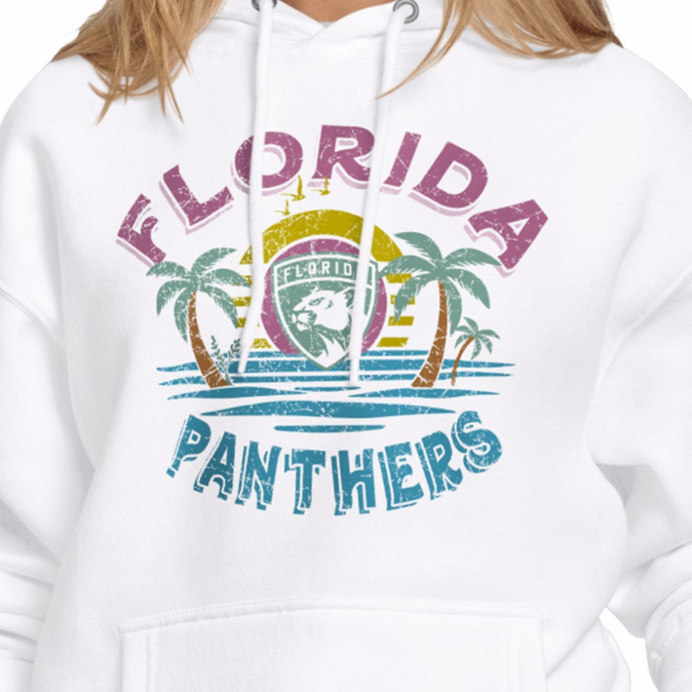 Florida Panthers Starter Women's Tonal Beach Hoodie - White | US 204013677