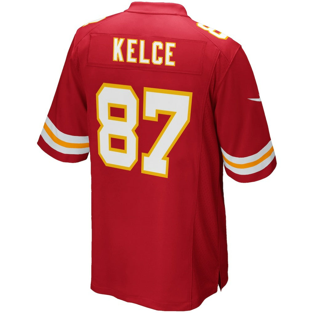 Travis Kelce Kansas City Chiefs Youth Game Jersey - Red Jerseys