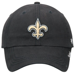 New Orleans Saints '47 Women's Miata Clean Up Adjustable Hat - Black Hats