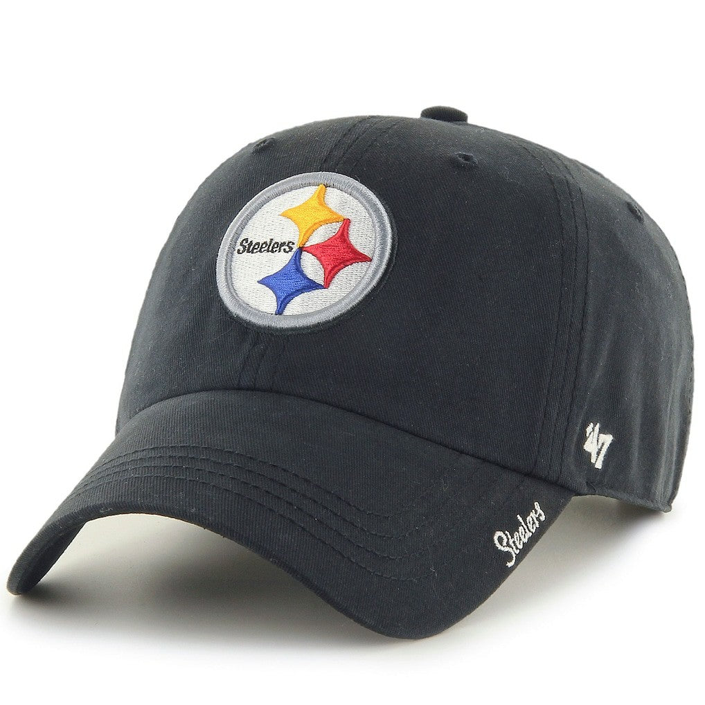 Pittsburgh Steelers '47 Women's Miata Clean Up Adjustable Hat - Black Hats