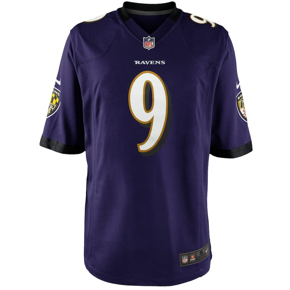 Justin Tucker Baltimore Ravens Youth Game Jersey - Purple Jerseys