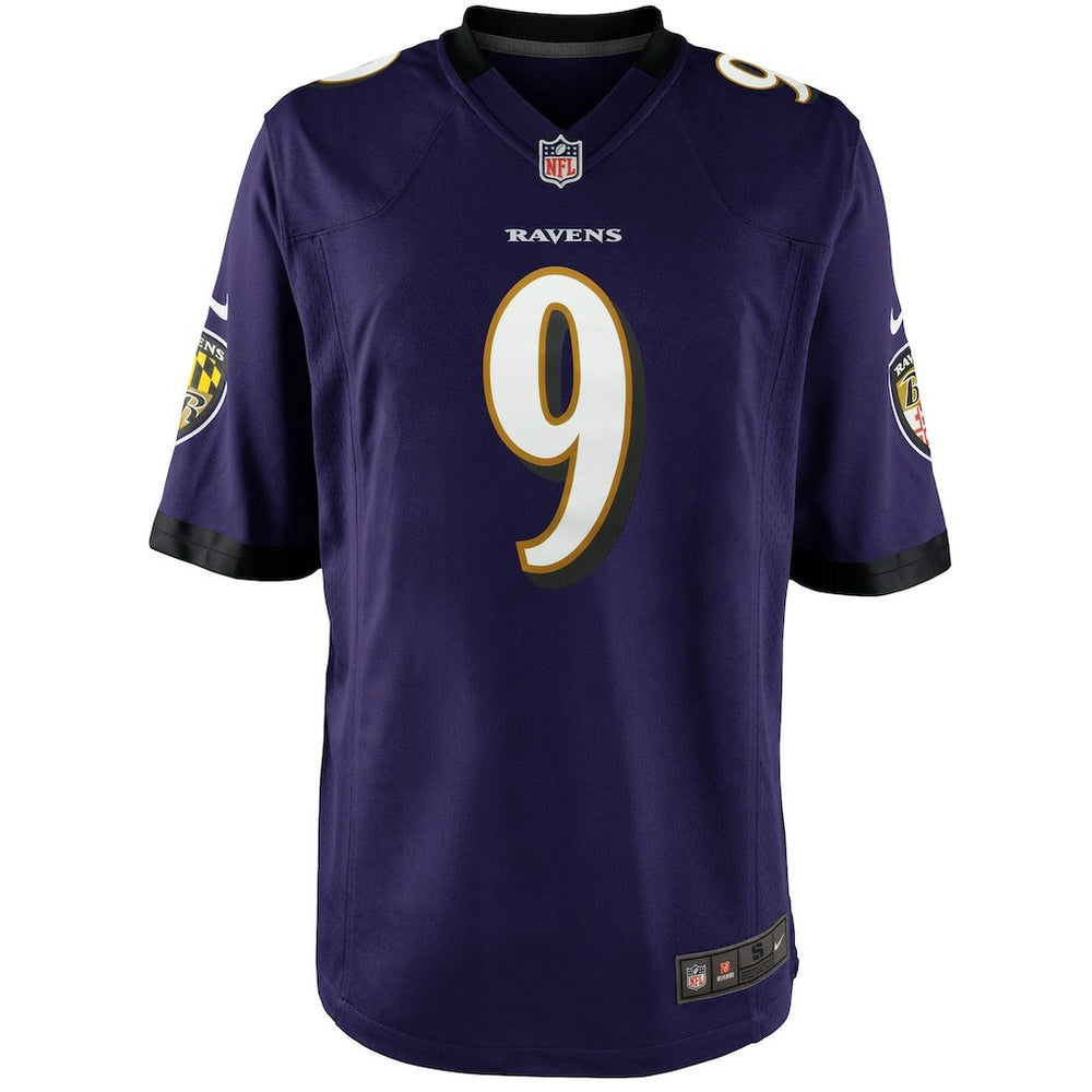 Justin Tucker Baltimore Ravens Youth Game Jersey - Purple Jerseys