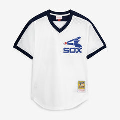 Carlton Fisk Chicago White Sox Mitchell & Ness Authentic Batting Practice Jersey - White Jerseys