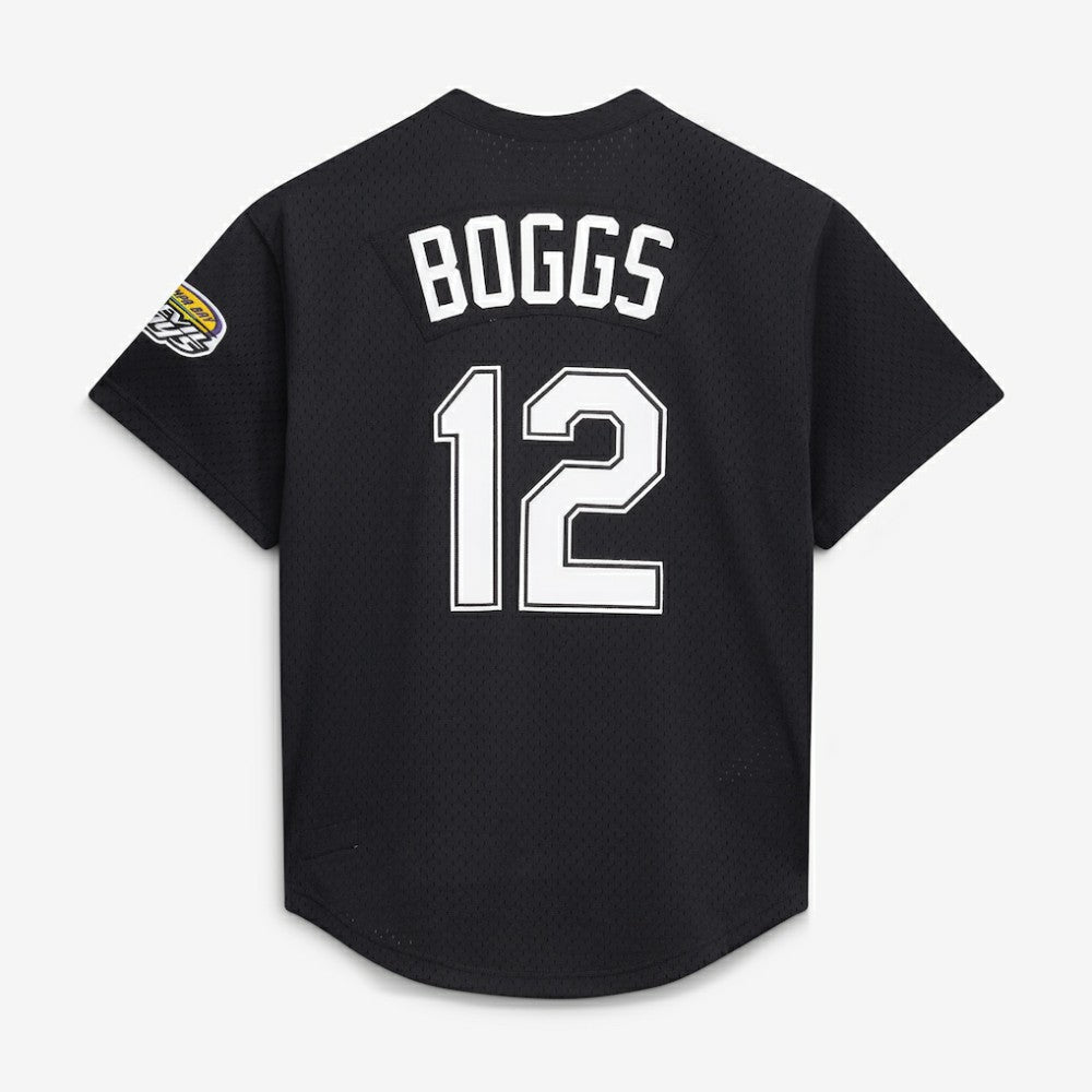 Wade Boggs Tampa Bay Rays Mitchell & Ness Authentic Batting Practice Jersey - Black Jerseys