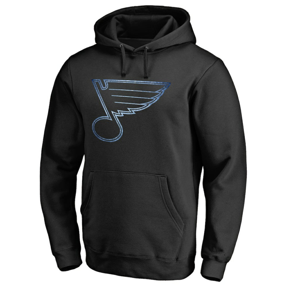 St. Louis Blues Rinkside Pond Hockey Pullover Hoodie - Black | US 2229572