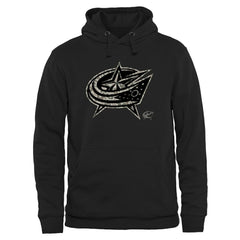 Columbus Blue Jackets Rink Warrior Pullover Hoodie - Black | US 2265427
