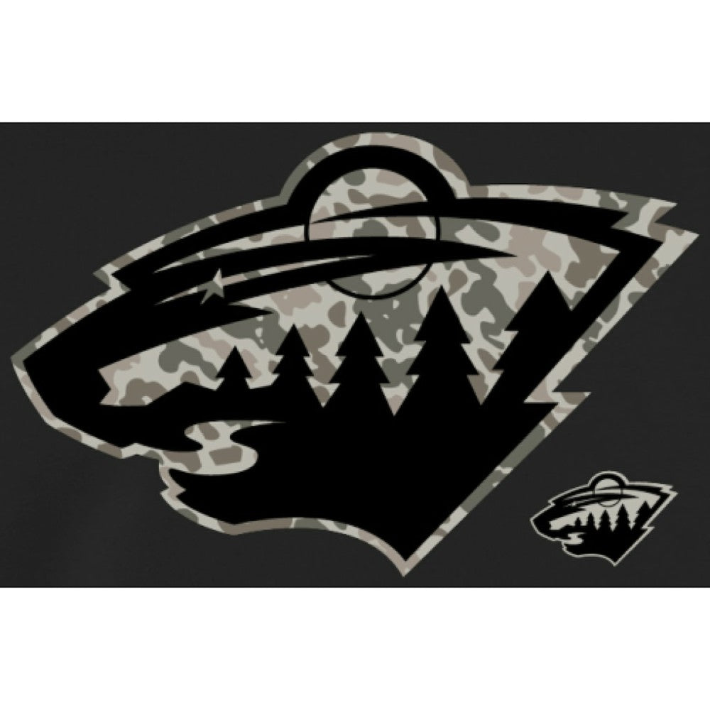 Minnesota Wild Rink Warrior Pullover Hoodie - Black | US 2265433
