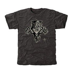 Men's Florida Panthers Black Rink Warrior Tri-Blend T-Shirt | US 2265461