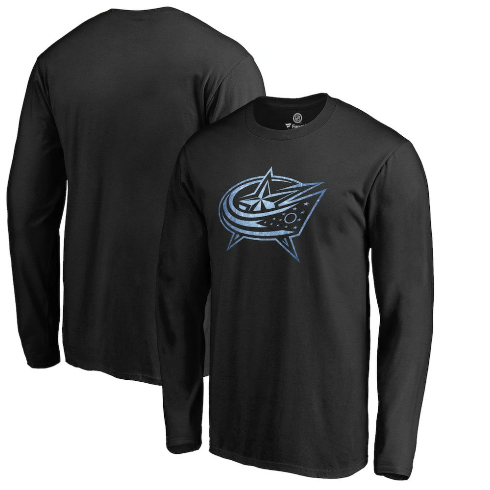 Columbus Blue Jackets Pond Hockey Long Sleeve T-Shirt - Black | US 2301299