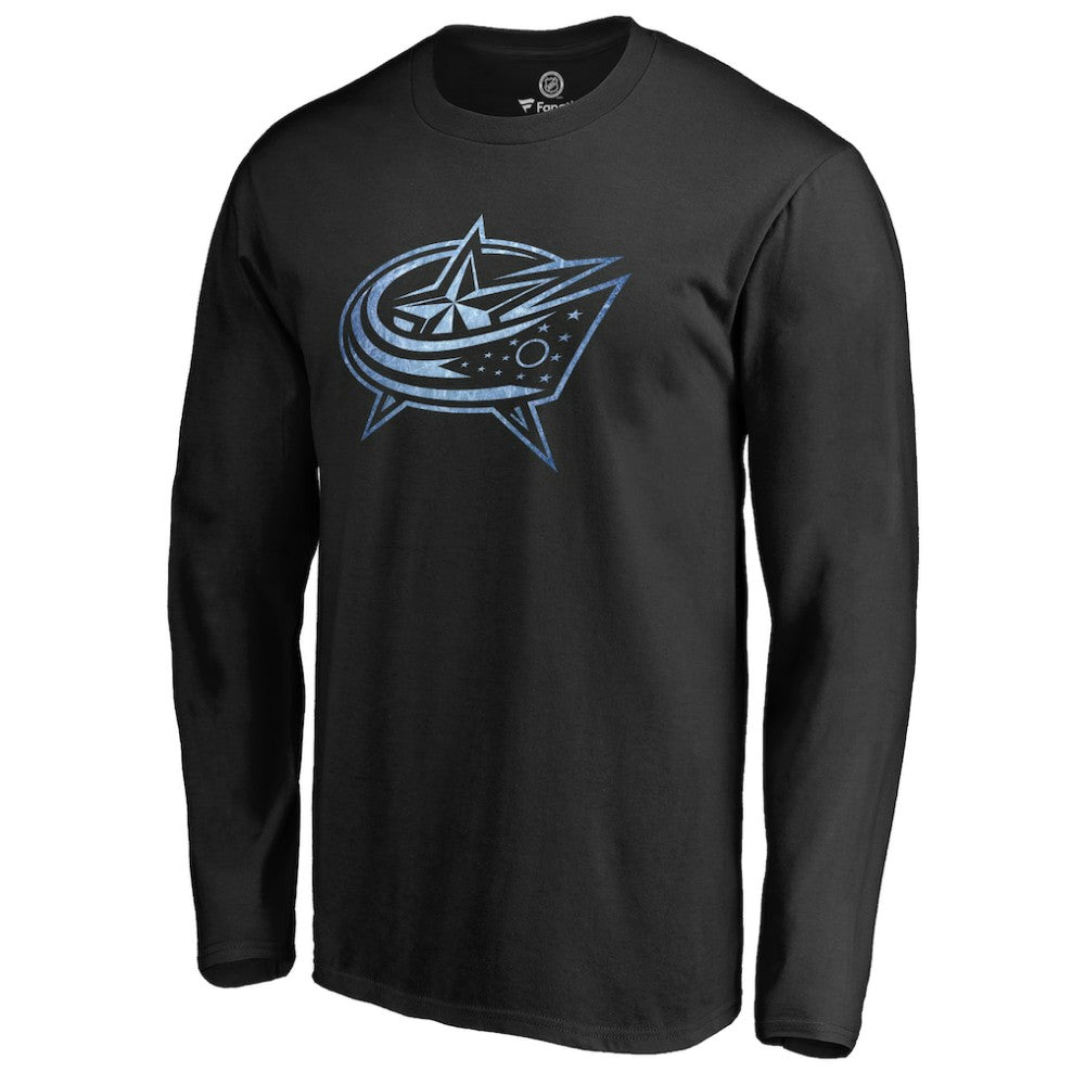 Columbus Blue Jackets Pond Hockey Long Sleeve T-Shirt - Black | US 2301299