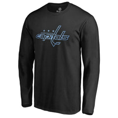 Washington Capitals Pond Hockey Long Sleeve T-Shirt - Black | US 2301324