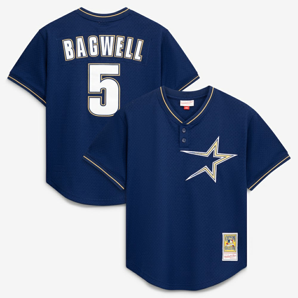 Jeff Bagwell Houston Astros Mitchell & Ness Authentic Batting Practice Jersey - Navy Jerseys