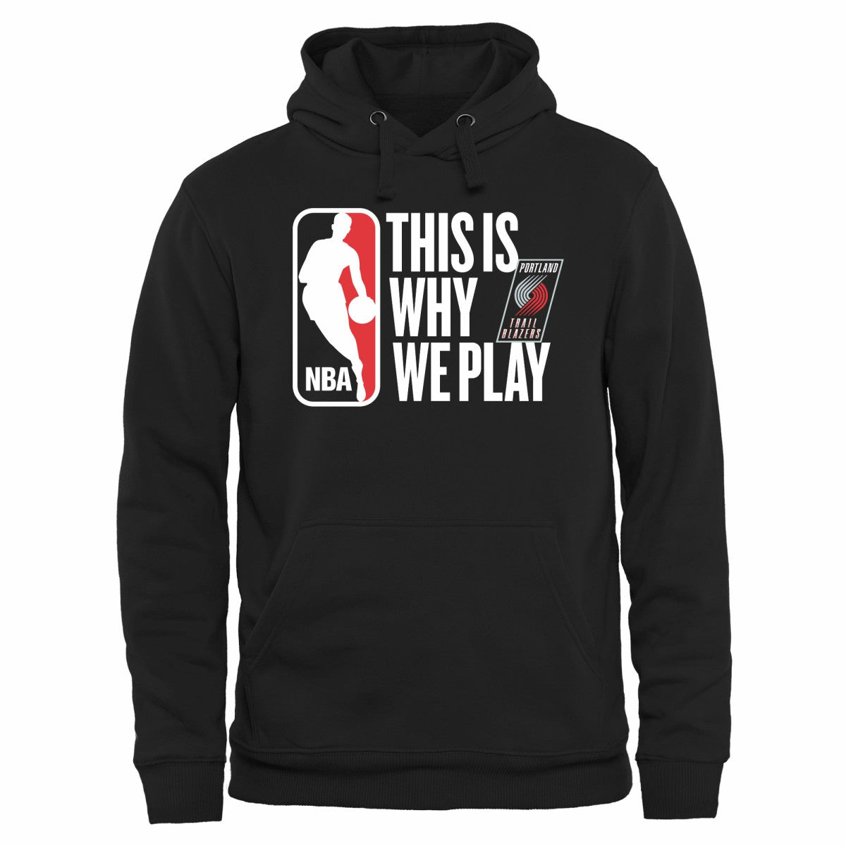 Portland Trail Blazers This Is Why We Play Pullover Hoodie Black outlet