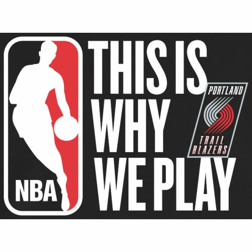 Portland Trail Blazers This Is Why We Play Pullover Hoodie Black outlet