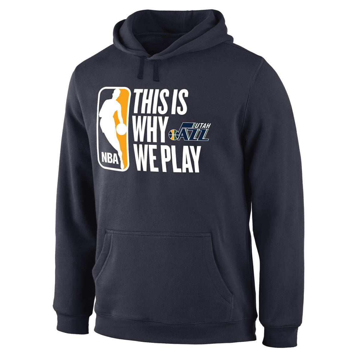 Utah Jazz This Is Why We Play Pullover Hoodie Navy