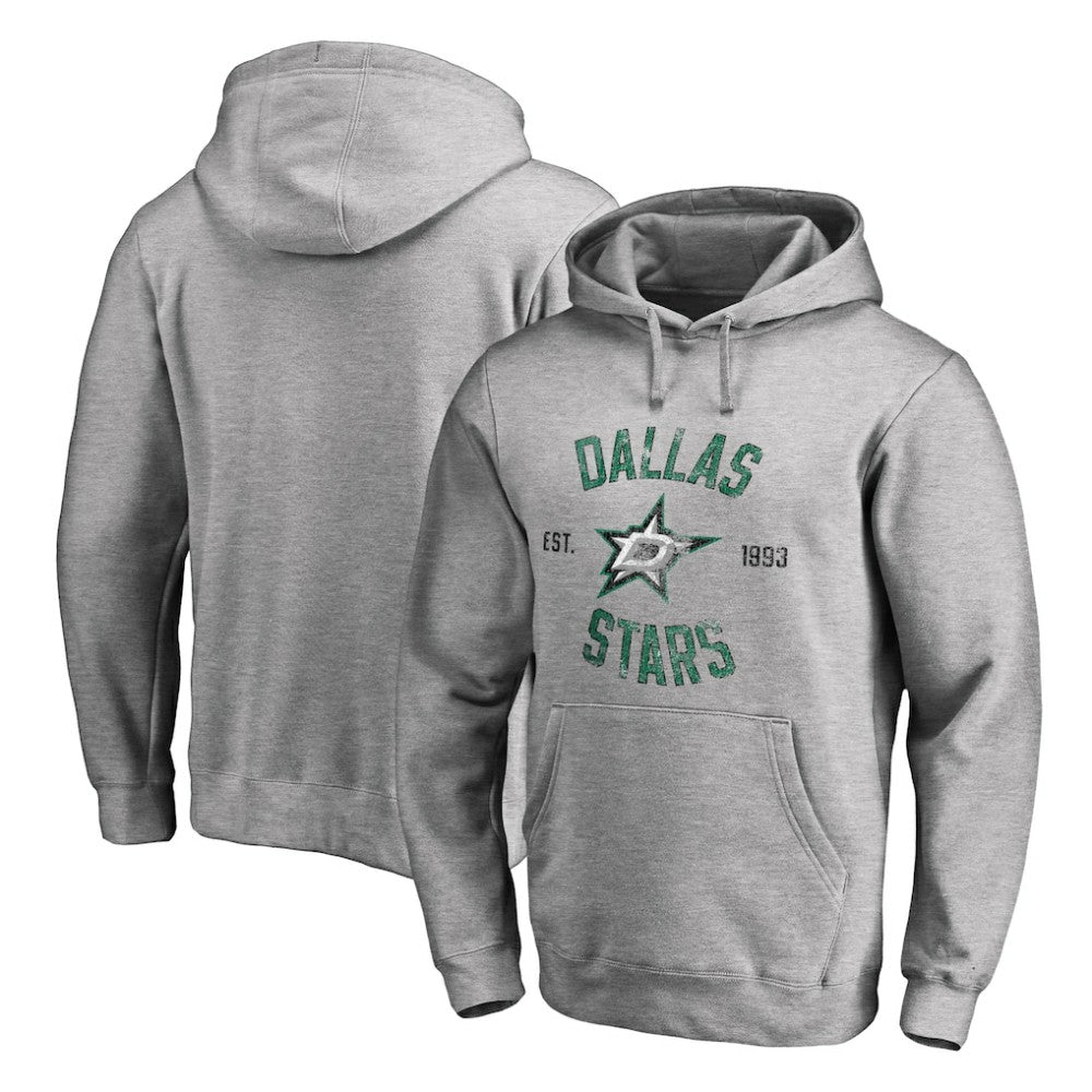 Dallas Stars Heritage Pullover Hoodie - Ash | US 2376409