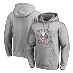 New York Islanders Heritage Pullover Hoodie - Ash | US 2376420